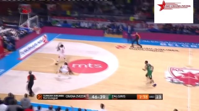 kk Crvena zvezda - bc Žalgiris 77:65 , zatrpavanje žalgirisa смотреть онлайн