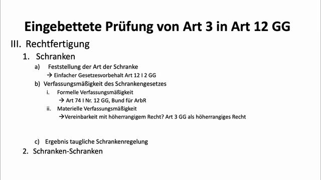 Berufsfreiheit: Art 12 GG - Grundrechte 3.22 смотреть онлайн