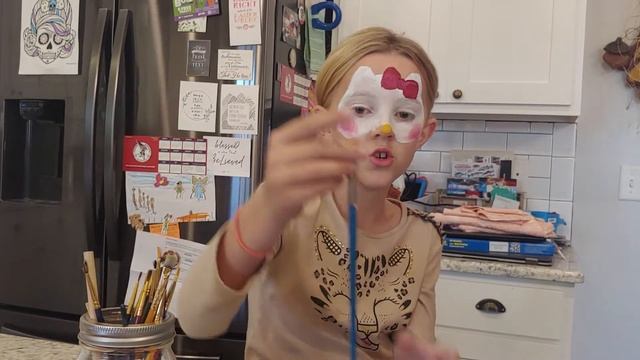 Hello kitty face paint (Narrated by Lily) смотреть онлайн