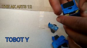 HOW TO MAKE PAPER TOBOT Y THE AK ARTS 12