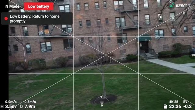 попытка экстремального полёта на DJI MINI 2.Настройка света и прочих параметров. смотреть онлайн