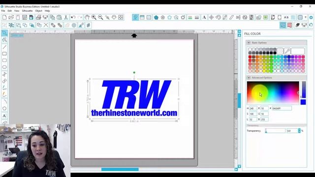 How to Create a Custom Fill Color in Silhouette Studio смотреть онлайн