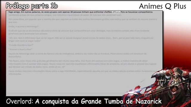 PT-BR - A conquista da Grande tumba de Nazarick - Prologo 1b смотреть онлайн