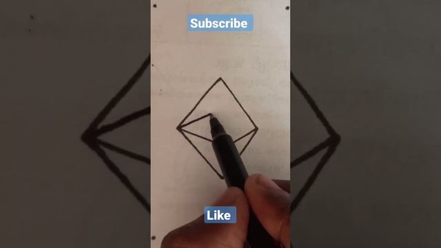 drawing octahedron shape 3D смотреть онлайн