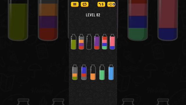 Water Sort Puzzle Level 82 WalkThrough Solution Gameplay | Fazie Gamer