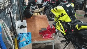 мотоцикл regulmoto DUKE 300 . подготовка к сезону.