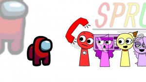 Мини-напарник убивает персонажей Sprunki OC | Among Us