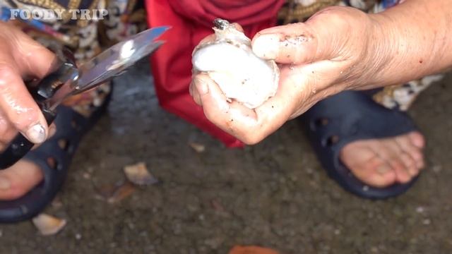 Fresh King PENIS FISH (Spoon Worm) Sashimi - Korean Street Food смотреть онлайн