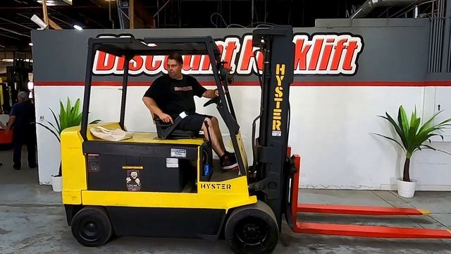 HYSTER E120XL 12,000lb Electric #600N - Forklift for Sale смотреть онлайн