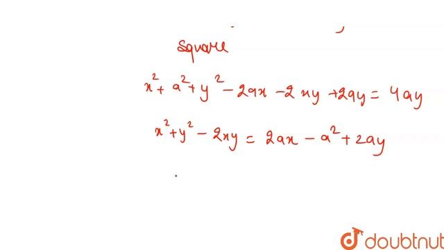 Length of the latus rectum of the parabola sqrt(x) +sqrt(y) = sqrt(a) is | 12 | PARABOLA | MATH... смотреть онлайн