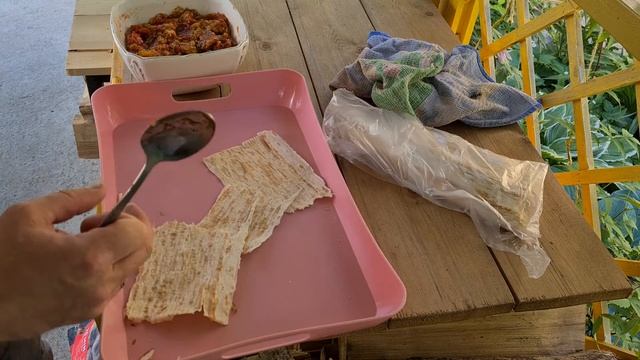 Овощи и печёнка