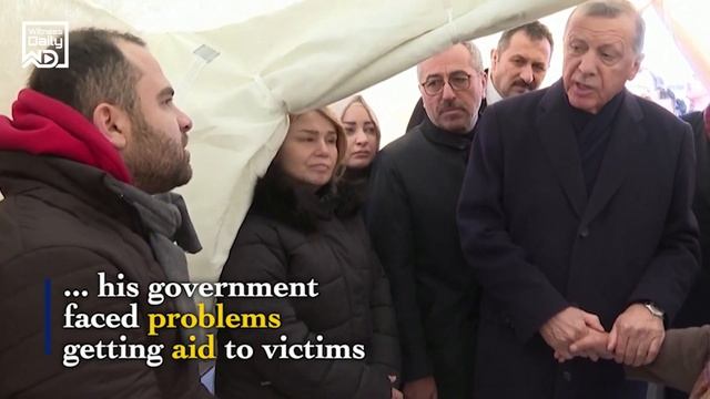 Erdoğan Surveys Quake Damage, Acknowledges Aid Challenges смотреть онлайн