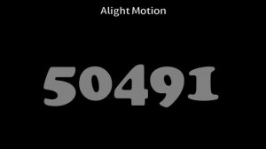 Numbers 0 to 100000 Cooper Black Font