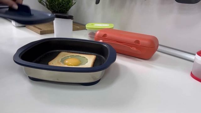 Яйцо-тост с овощами. МикроПроГриль Tupperware смотреть онлайн