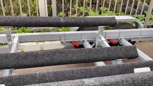 Прицеп для яхты 8 метров. МЗСА L9025-2.35.402 смотреть онлайн