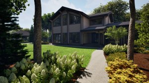 Ландшафтный проект частного дома