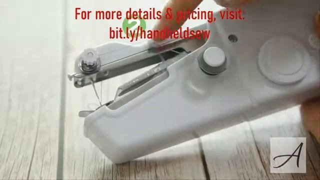 Best Handheld Sewing Machine Review - Portable Stitch Sew Travel Mini Kit смотреть онлайн