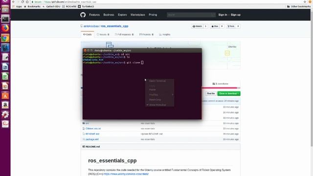 5.6. [LEGACY] Setup ROS (Kinetic+Melodic) Project of the course using GitHub смотреть онлайн