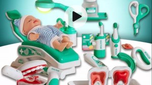 Распаковка игрушек. Игровой набор стоматолог