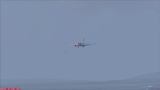 FSX PMDG Боинг-737/800 посадка в Салониках, Греция