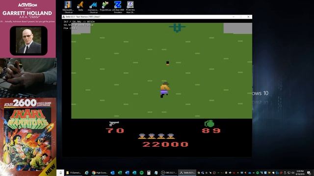 Ikari Warriors - Atari 2600 EMU - Game 1 B/B - 43,900 *EMU WR* смотреть онлайн