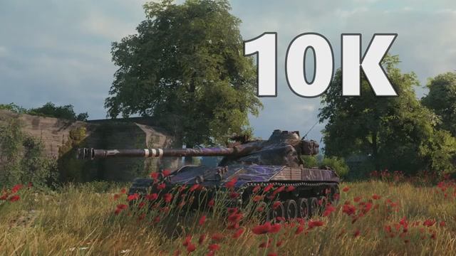 Мир танков BatChat 25T дал 10к урона!!! World Of Tanks