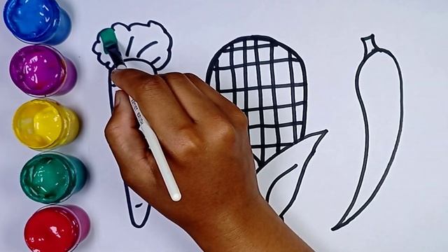 Сурет салу көкөністер | Bolalar uchun sabzavot chizish | Сурет салып уйрену смотреть онлайн