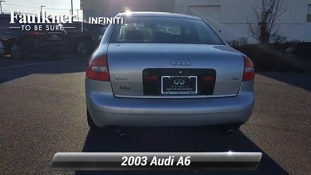 Used 2003 Audi A6 3.0L, Mechanicsburg, PA 3N049861 смотреть онлайн