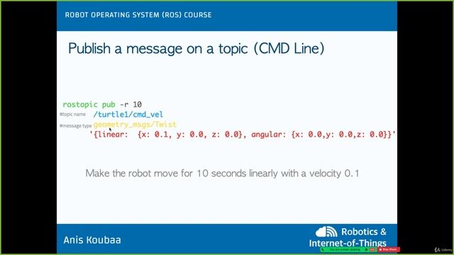 6.11. Publish a message on a topic from a command line смотреть онлайн