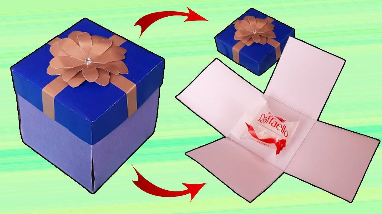 Как сделать коробку сюрприз из бумаги смотреть онлайн