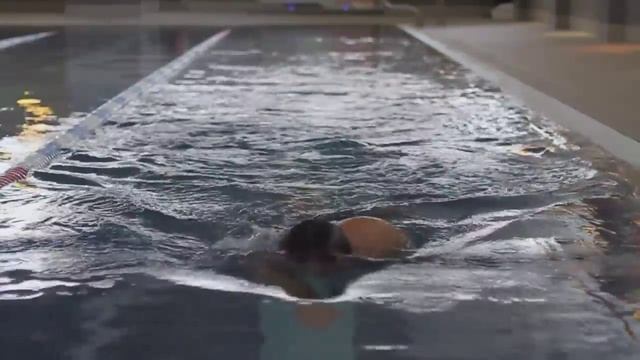 Front crawl Swimming technique - rolling the shoulders смотреть онлайн