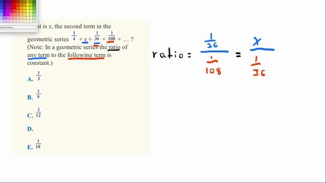 ACT Practice Exam - Math Set 2 Question 9 смотреть онлайн