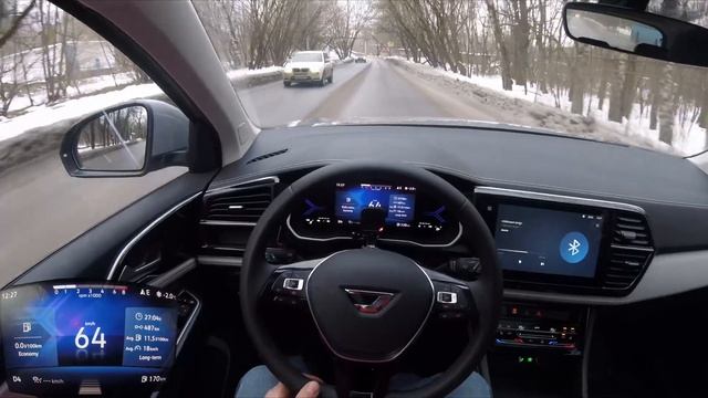 Jetta VS7 - разгон от 0 до 100 смотреть онлайн