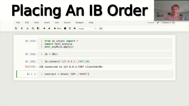 How To Place An Automated IB Market Order in less than 10 minutes смотреть онлайн