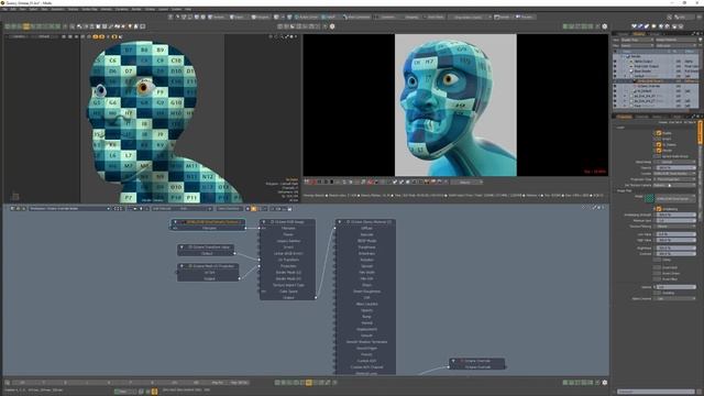 Modo _ Octane Render_ Camera Projection смотреть онлайн