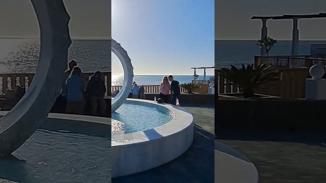 АДЛЕР. Пляж ОГОНЁК. Фонтан. НАБЕРЕЖНАЯ. 31 марта. смотреть онлайн