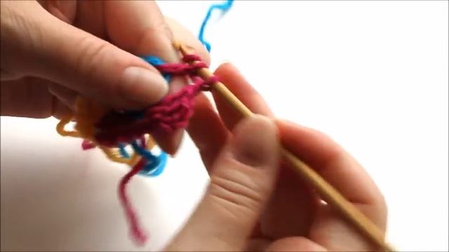 Granny square with spiral colour change - Crochet tutorial смотреть онлайн