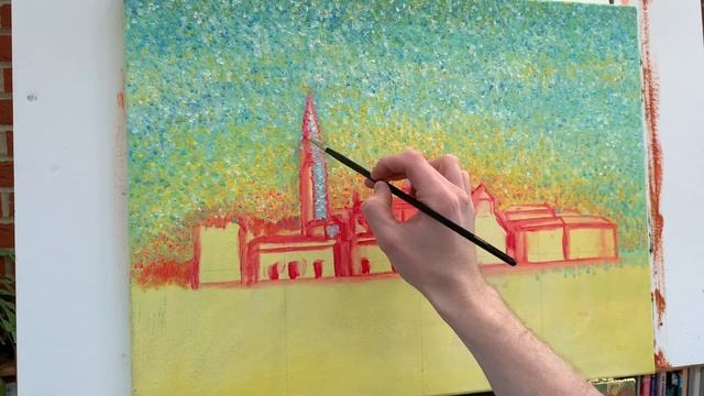 Painting Impressionist Style | Venice at Dawn смотреть онлайн