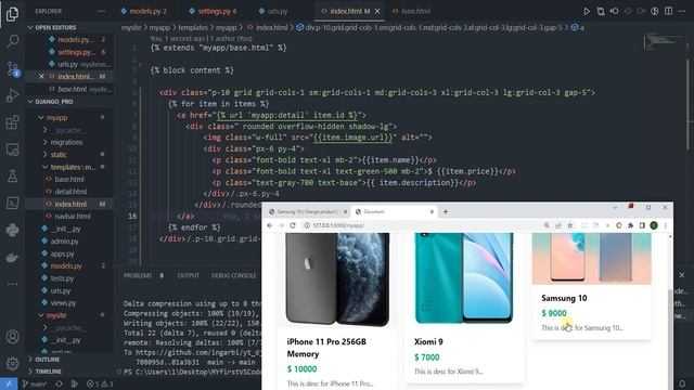 Верстка Home в Django *Опциональный Урок #16 Django 4 E-Commerce #python #django4 #djangoecomerce смотреть онлайн