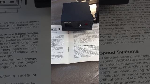 Vintage Whistler 1 - Radar Detector tested /working смотреть онлайн
