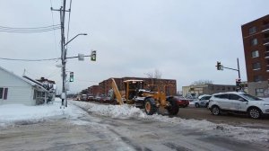 Канада | Монреаль, операция по уборке снега