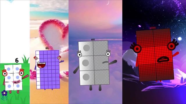 UncannyBlock Band Giga Different But Ones VS Tens VS Hundreds vs thousands (10-100-1000-10000) смотреть онлайн