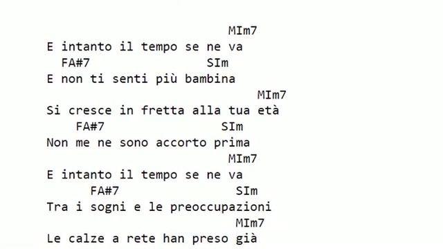 Adriano Celentano - IL TEMPO SE NE VA - accordi e testo смотреть онлайн