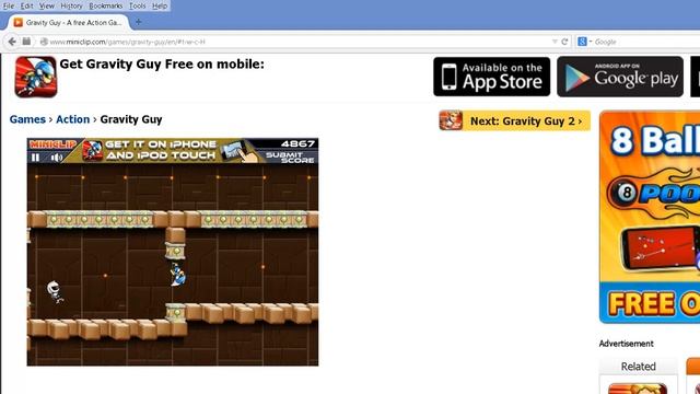 Gravity Guy Level 8 смотреть онлайн