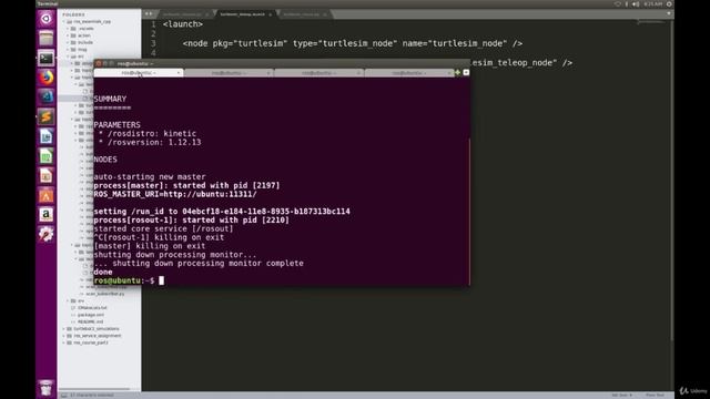 12.2. Launch Files (Part I) Running multiple nodes with roslaunch смотреть онлайн
