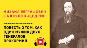М Е Салтыков-Щедрин Повесть о том, как один мужик двух генералов прокормил Слушать
