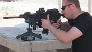 AR15 w/ Eotech holoshight and 3x magnifer