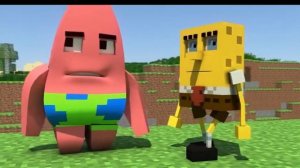 Губка боб в майнкрафте