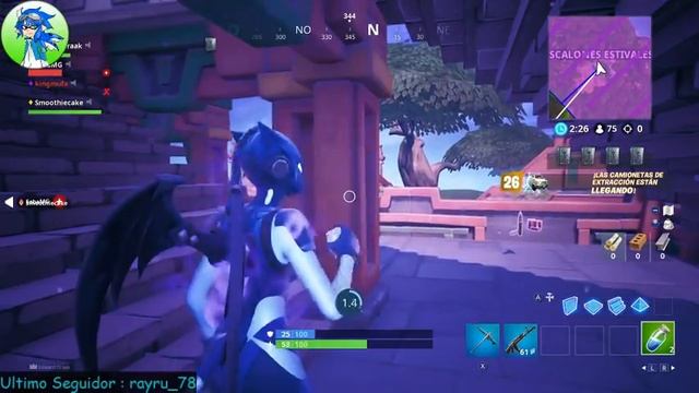 [ESP] Fortnite en N.Switch #08 con GaB - SebaMG - Smoothie | Modo: Huida смотреть онлайн