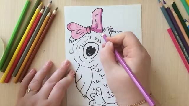 Как нарисовать СОВУ. Урок рисования для детей карандашом